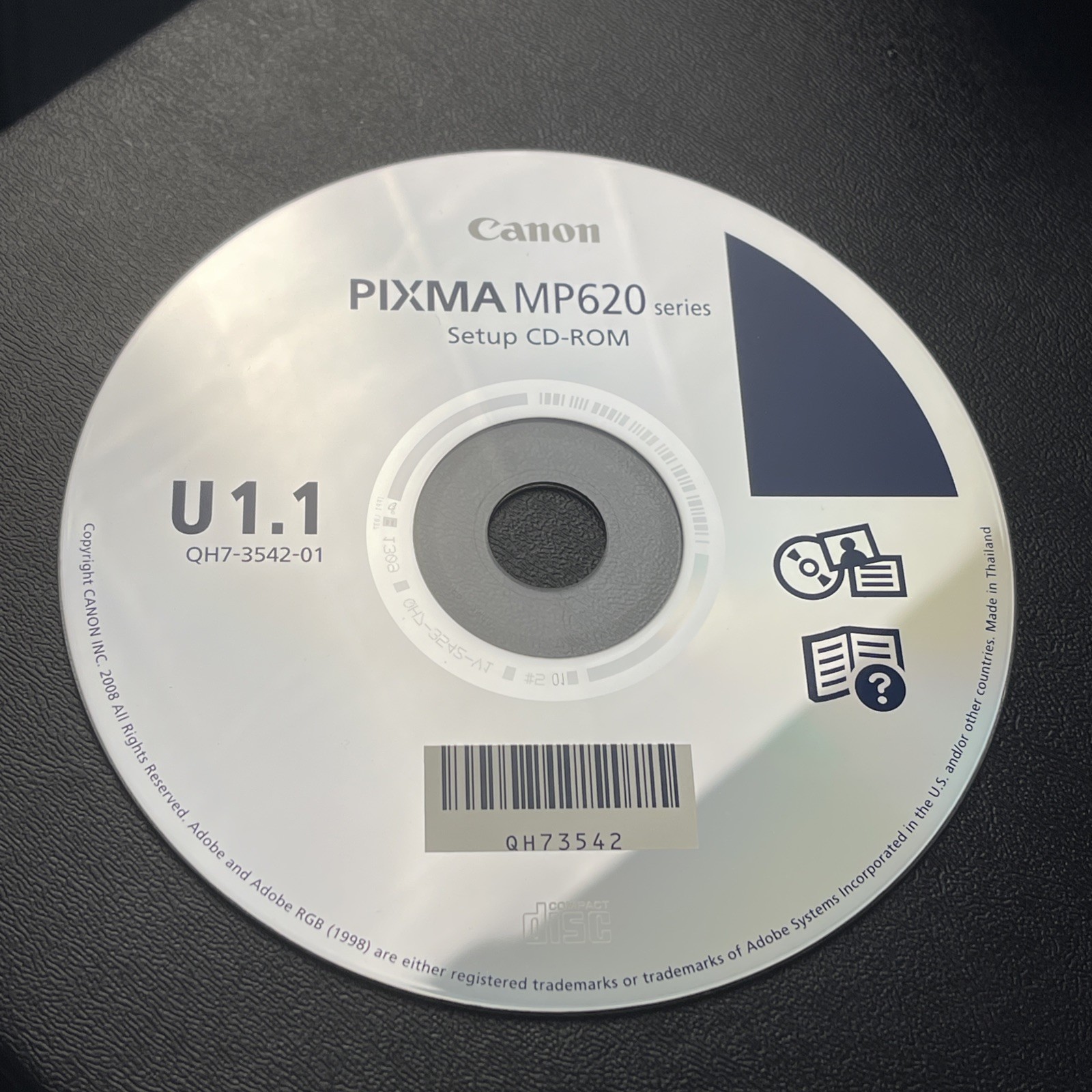 Canon Pixma MP620 Setup CD-ROM U 1.1