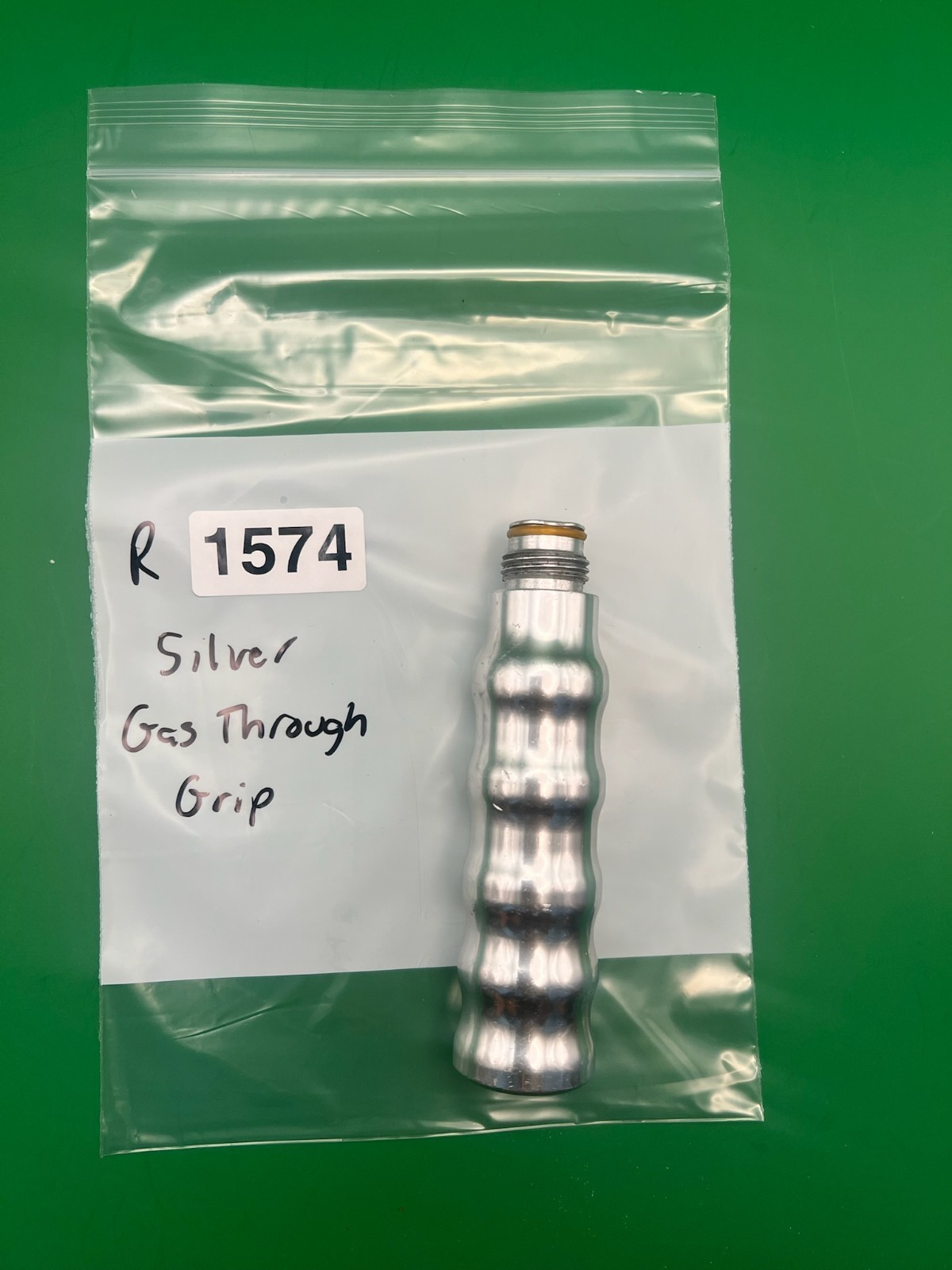 Silver Gas Through Grip