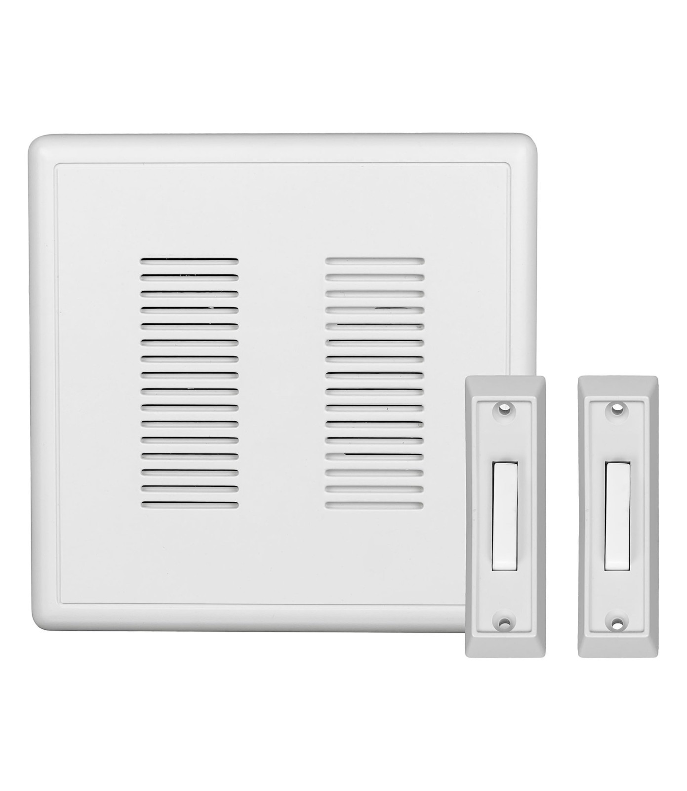 NICOR Lighting Electric Doorbell Kit with Selectable Ring Chimes White