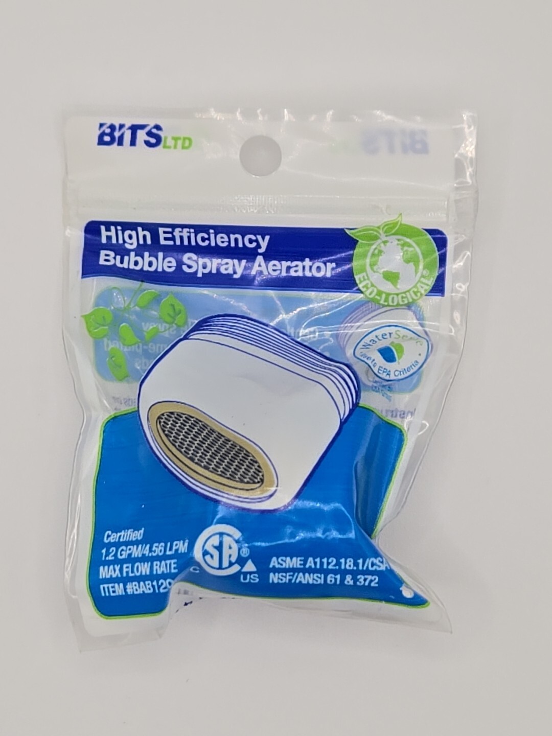 High Efficiency Low-Flow Bubble Spray Sink Aerator- #BAB120 - 1.2 GPM/4.56 LPM