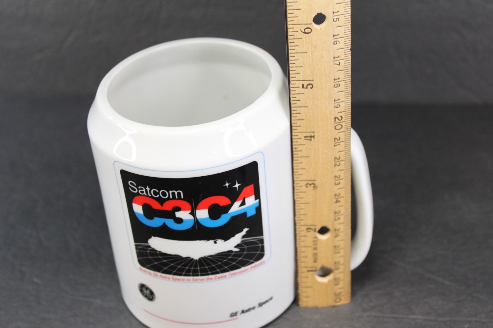 GE Astro Space Communications Satellite C3 C4 / C3C4 Cup Coffee Mug NICE