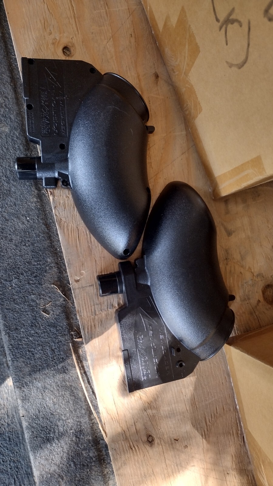 Revolution Classic Electronic Paintball Hopper Shells - Black-NOS