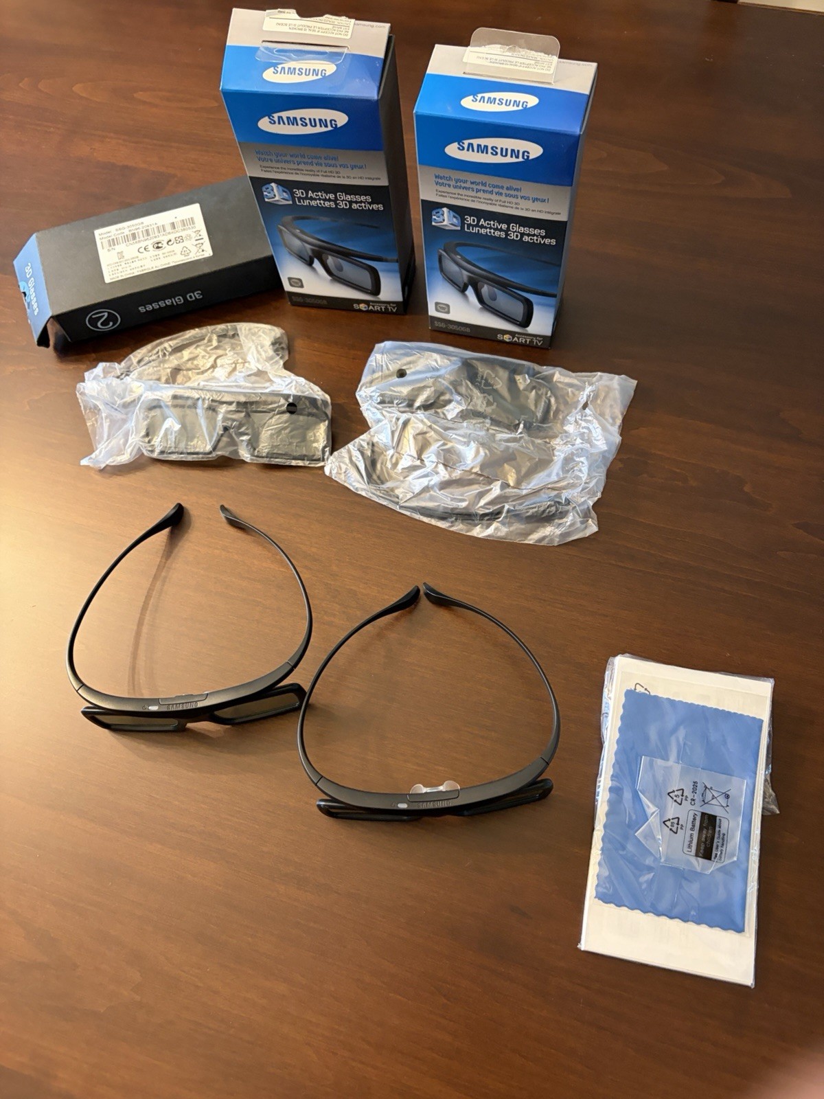 Samsung SSG‑3050GB 3D Active Glasses – Lot of 4 – Tested Working