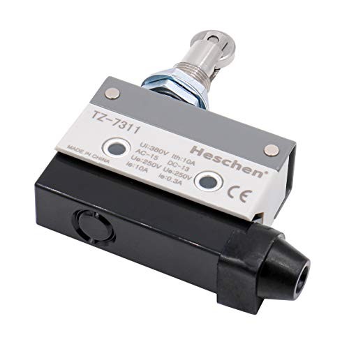 Horizontal limit switch TZ-7311 momentray parallel roller plunger actuator AC