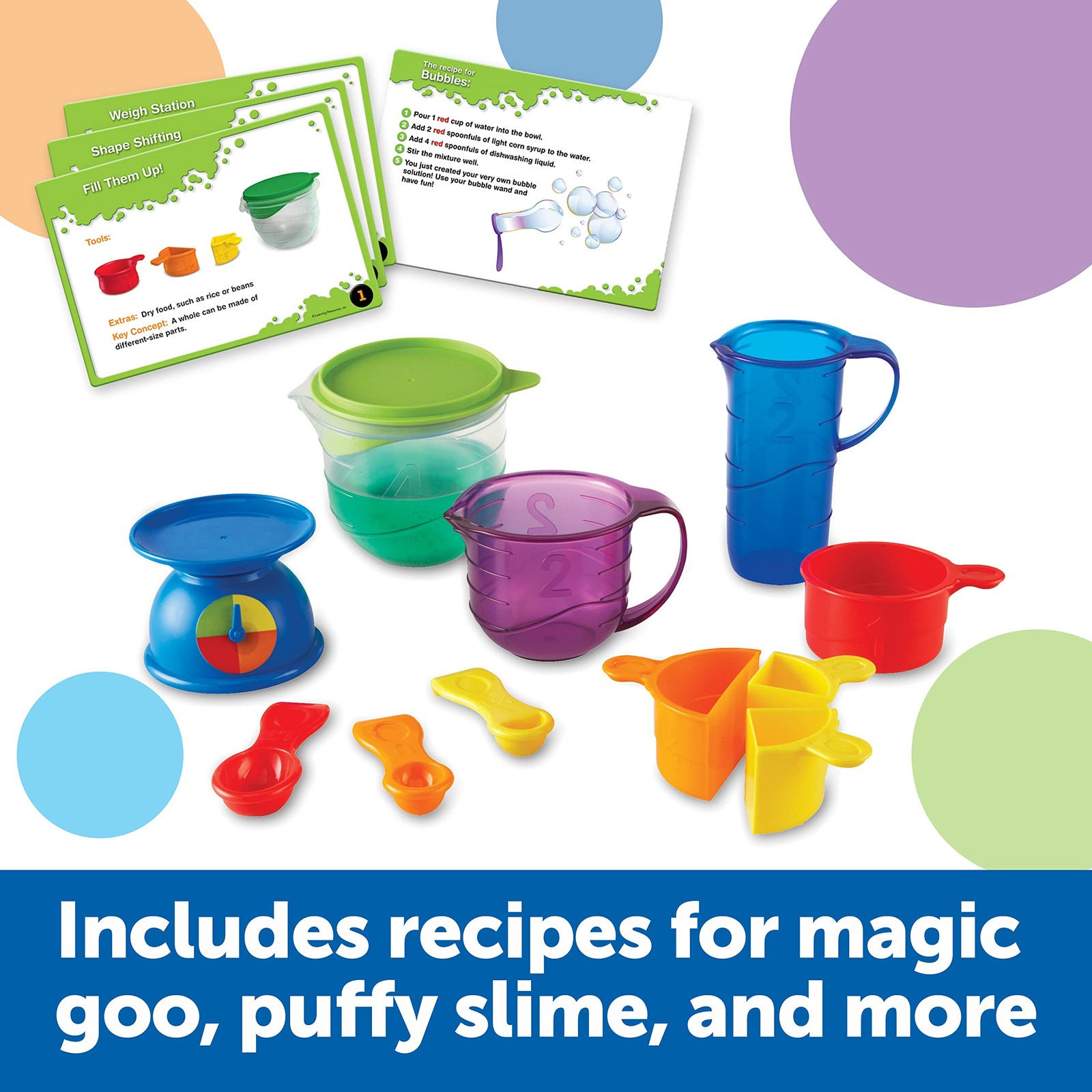 Learning Resources Mix And Measure Activity Set, Experiment Mixing Tools, 22