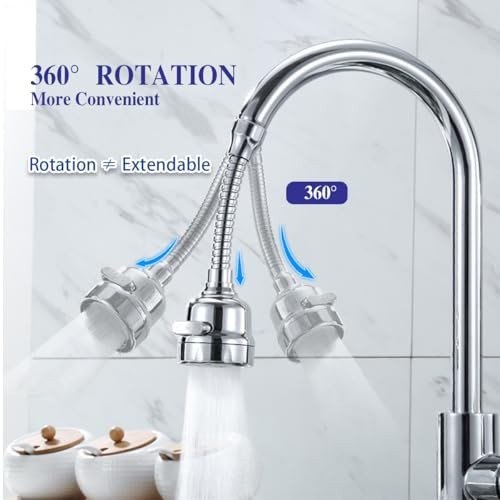 Kitchen Faucet Sprayer Attachment, Movable Faucet Extender for Kitchen type2