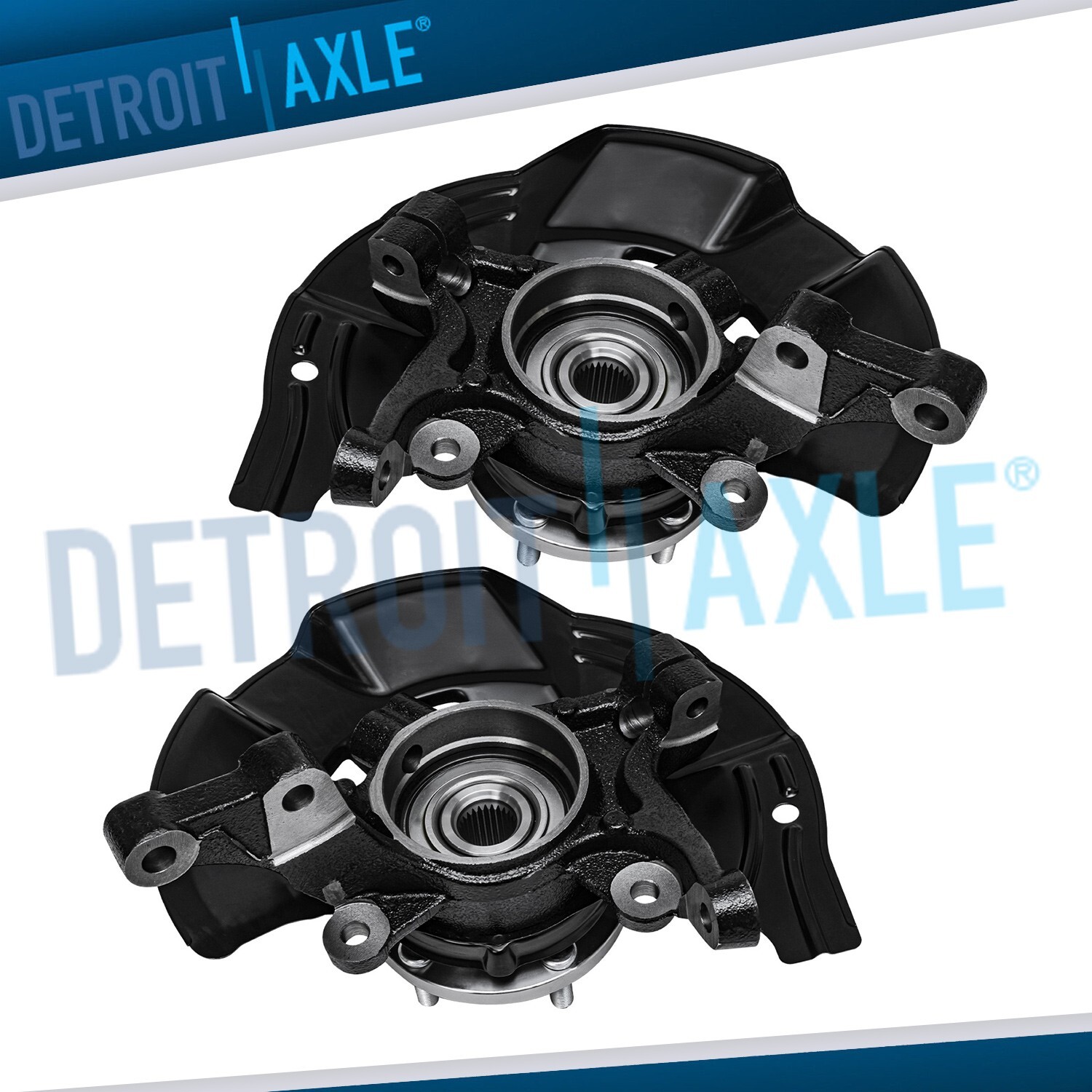 2.0L Front Steering Knuckles Wheel Bearing Hubs for 2011 - 2013 Hyundai Sonata