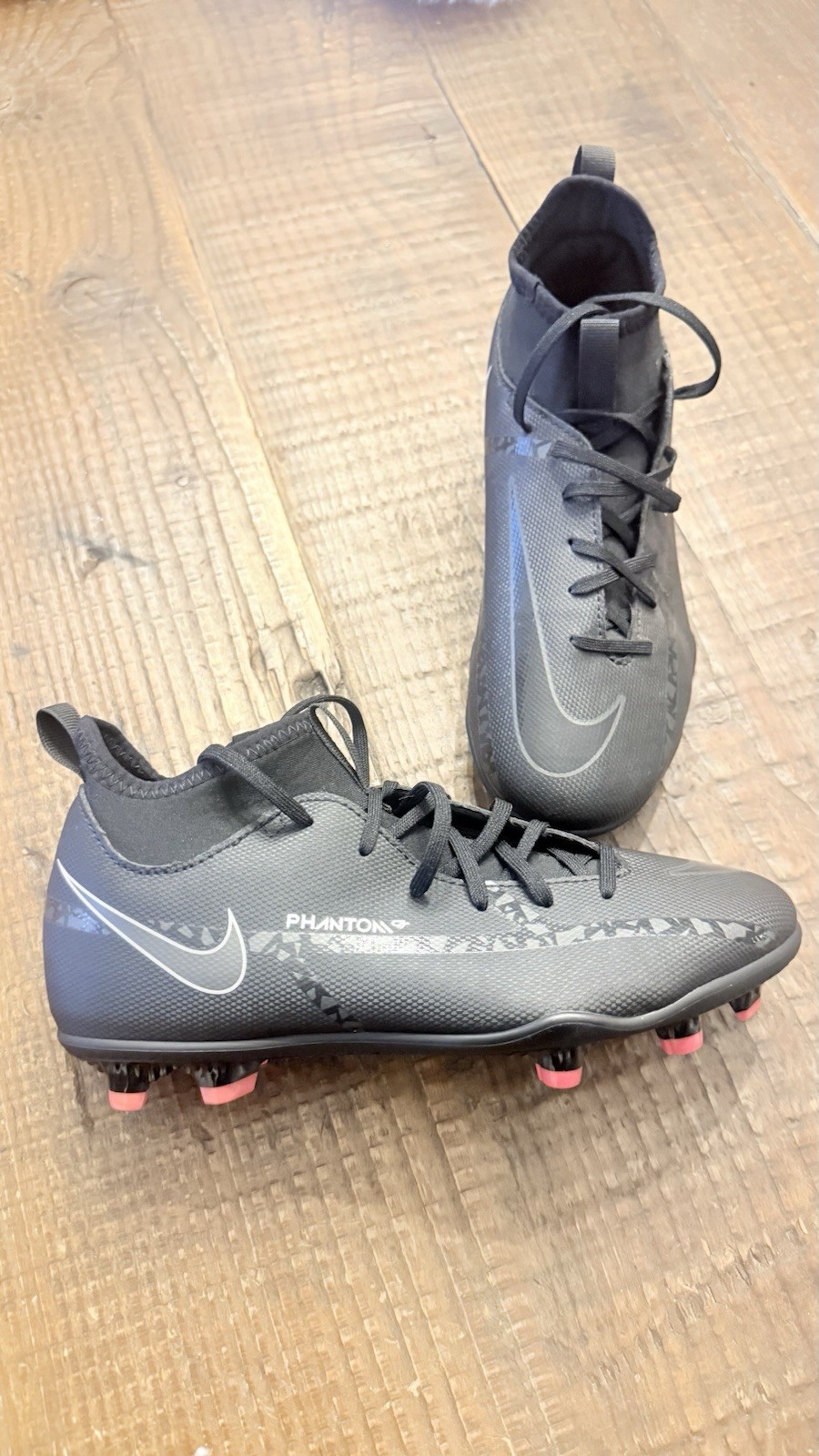 Nike JR Phantom GT2 Club DF FG/MG Football Boots Black EU 33 DC0822-001.  Size 2