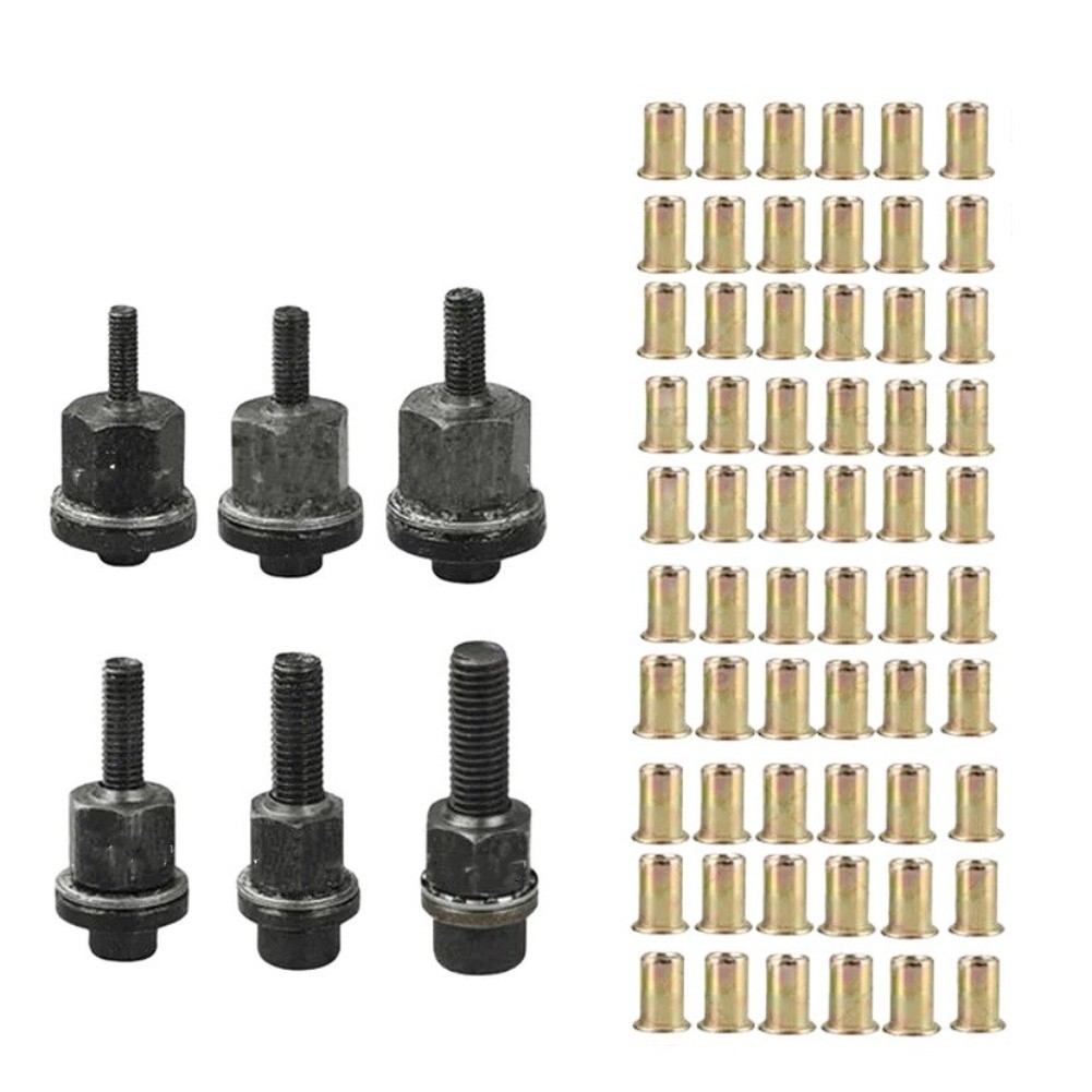 Hand Rivet Nut Manual Riveter Tool 66pcs Kit for M3 to M10 Nut Installation