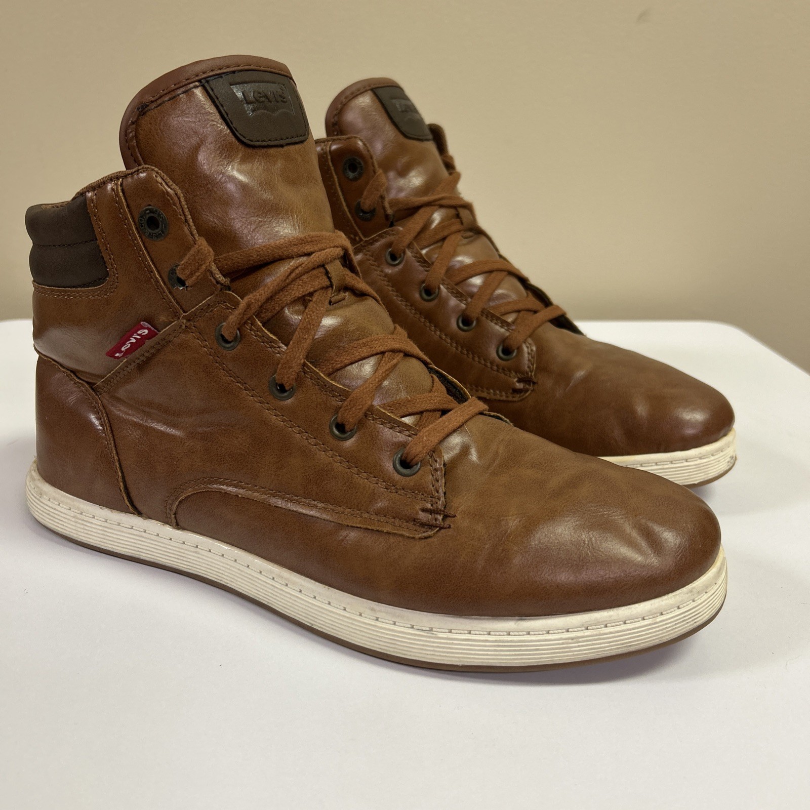 Levi's 5179194BC Daryl Burnish Mens Hi Top Shoes Sneakers Brown Size 10.5 US