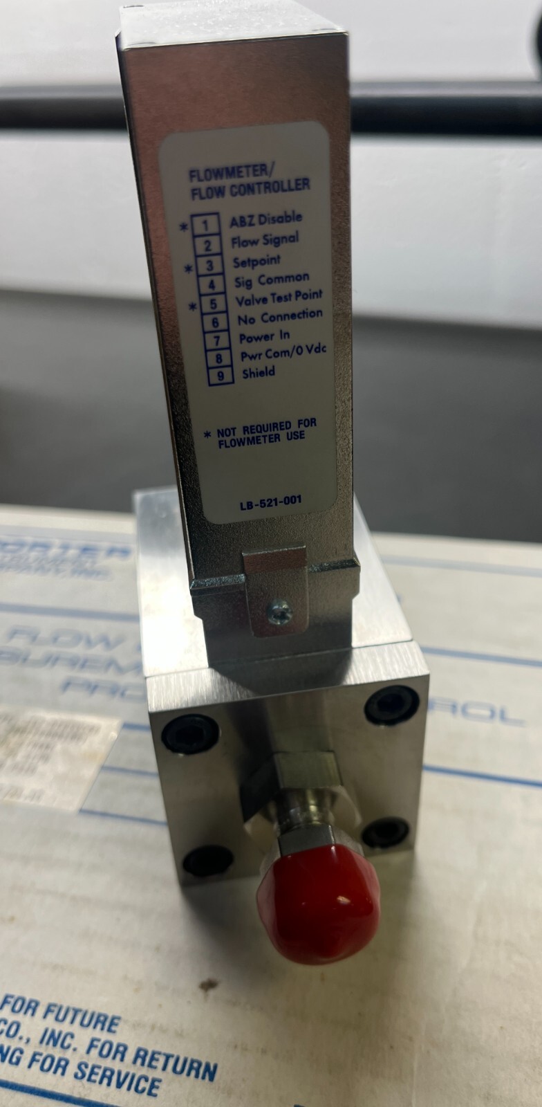 Porter Mass Flow LB-521-001 Type 112-DKHSVCAA LB-366 NOS