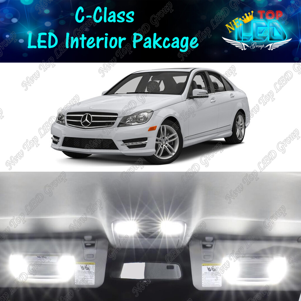 CANBUS White LED Interior Lights Kit For 2008-2014 Mercedes Benz W204 C250 C300