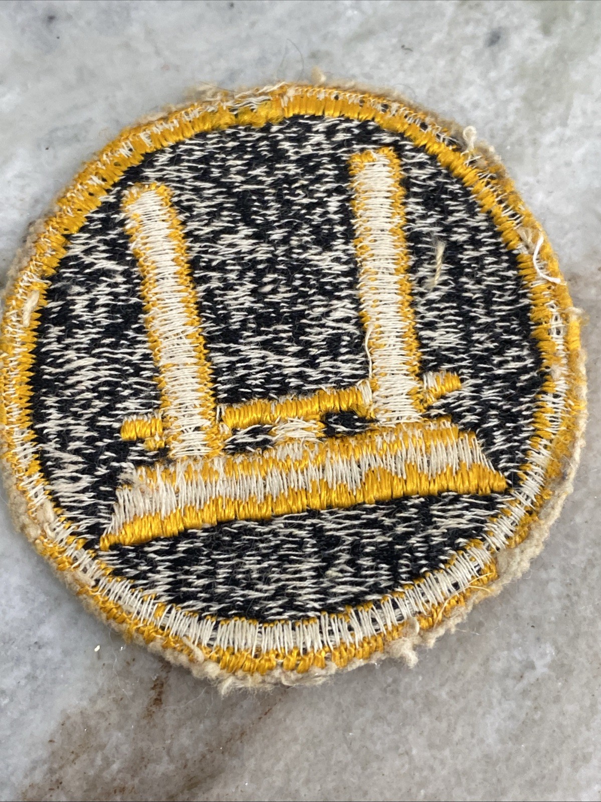 GENUINE VINTAGE MILITARY PATCH WW2 ERA US ARMY RYUKYUS CENTRAL COMMAND
