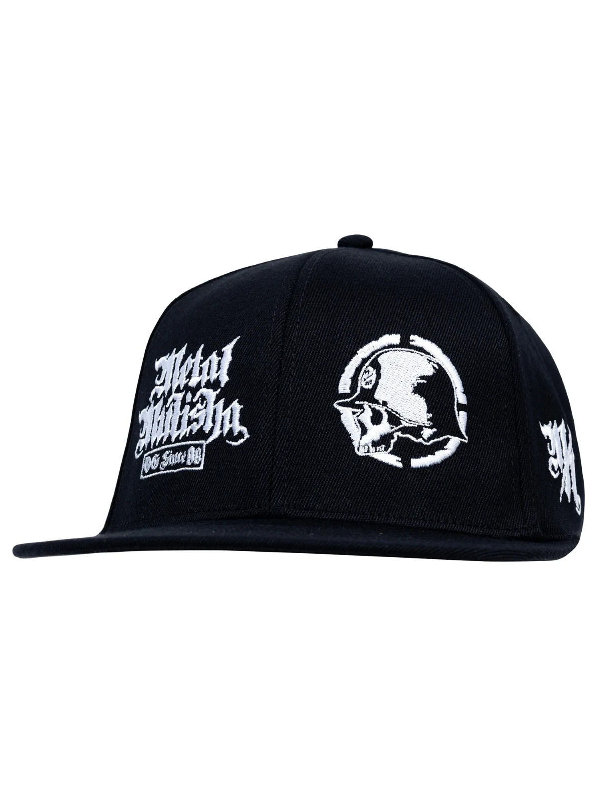 Metal Mulisha Men's Ghoul Gank Flexsnap Hat Skull Helmet Motocross Baseball Cap