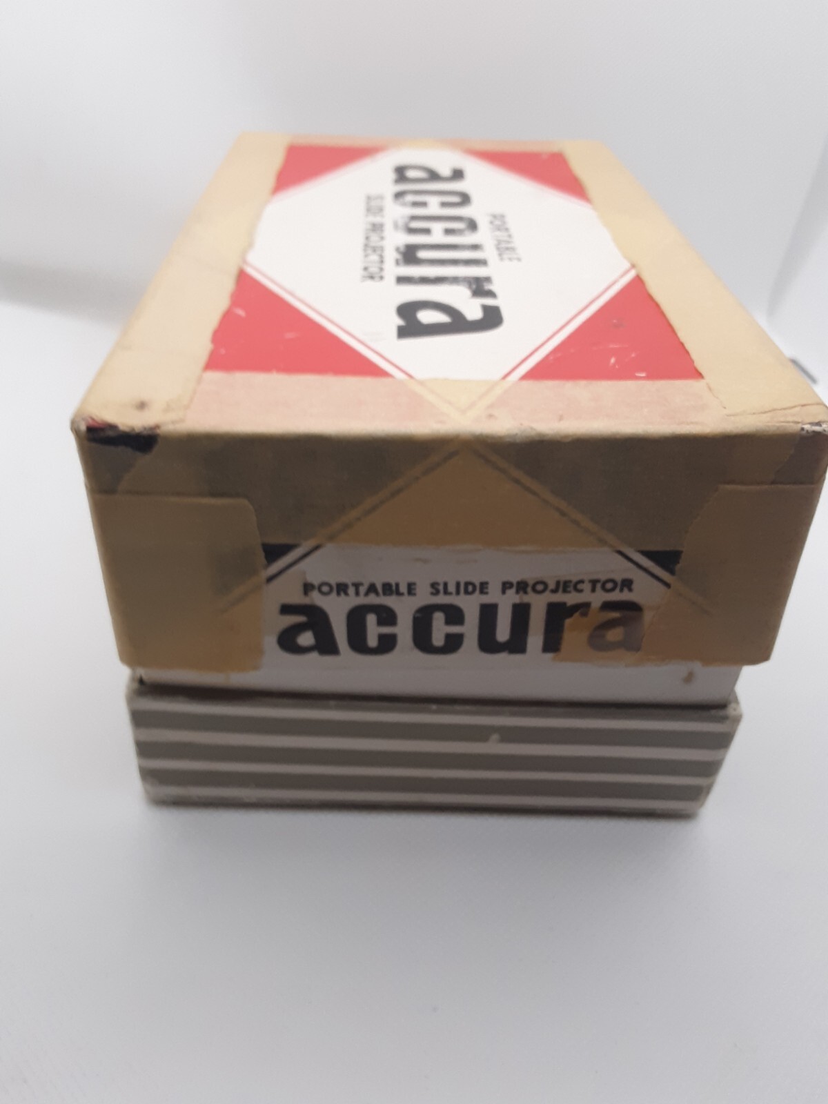 Accura Portable Slide Projector Vintage 36mm x 24mm In Original Box Japan