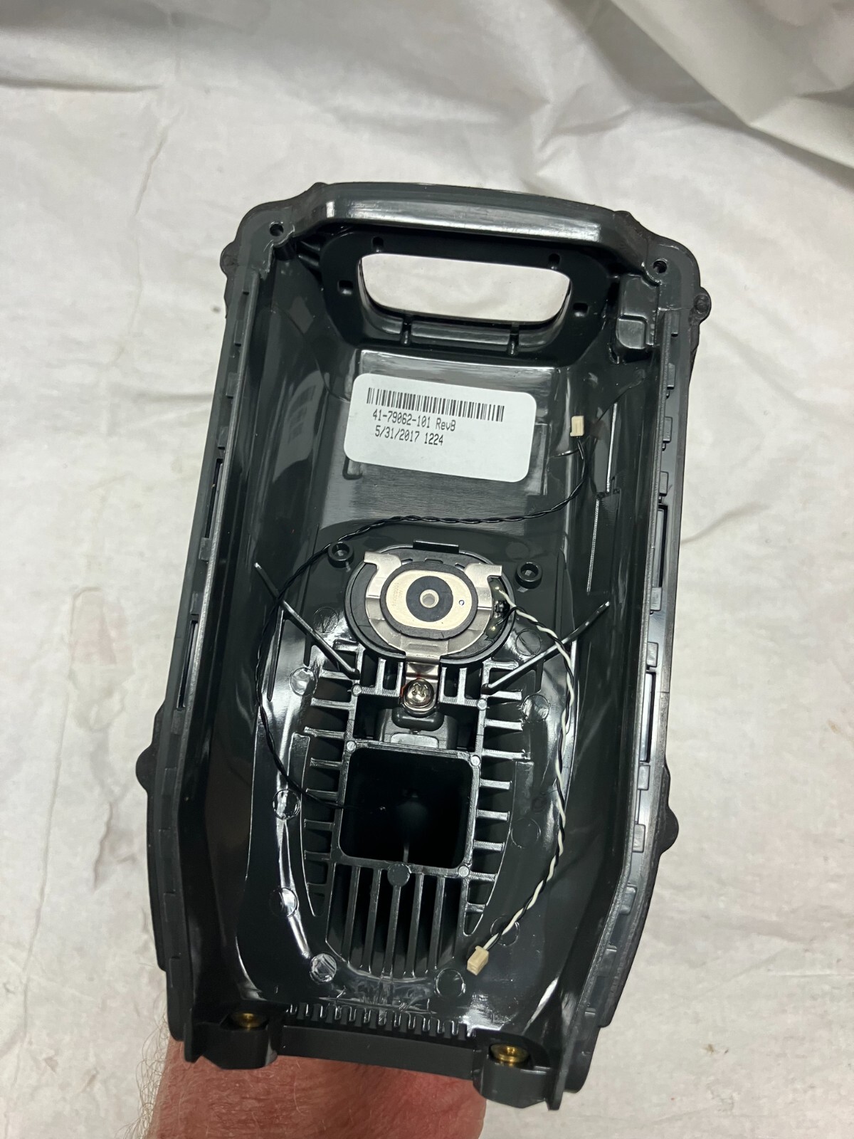 Symbol Motorola MC9090 MC9190 Bottom Shell Trigger & speaker - GOOD RUBBER