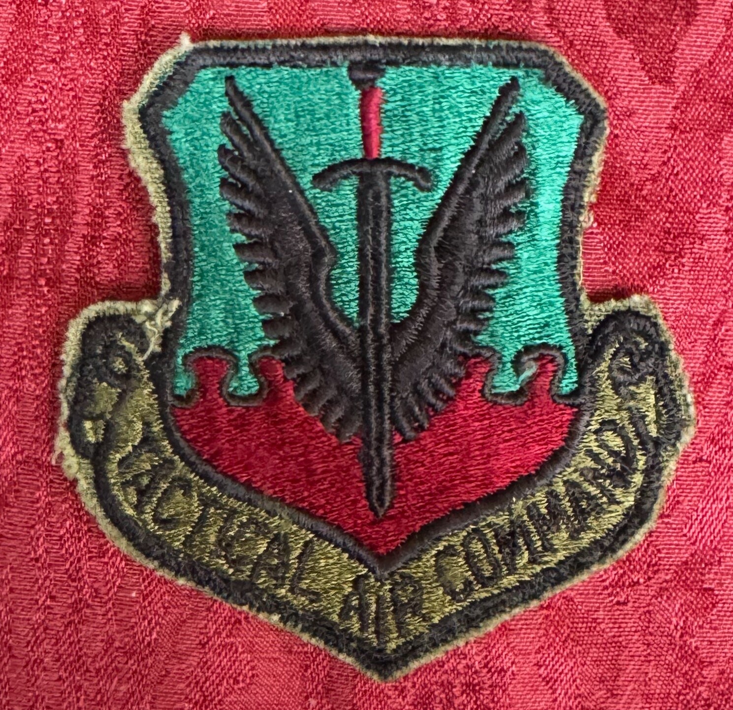 USAF Tactical Air Command Patch Uniform Removed Vintage