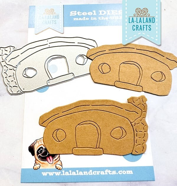 CAVE HOUSE DIE-La-La Land Crafts-Marci & Luka Stamps-Steel/Wafer Dies-Stone Age