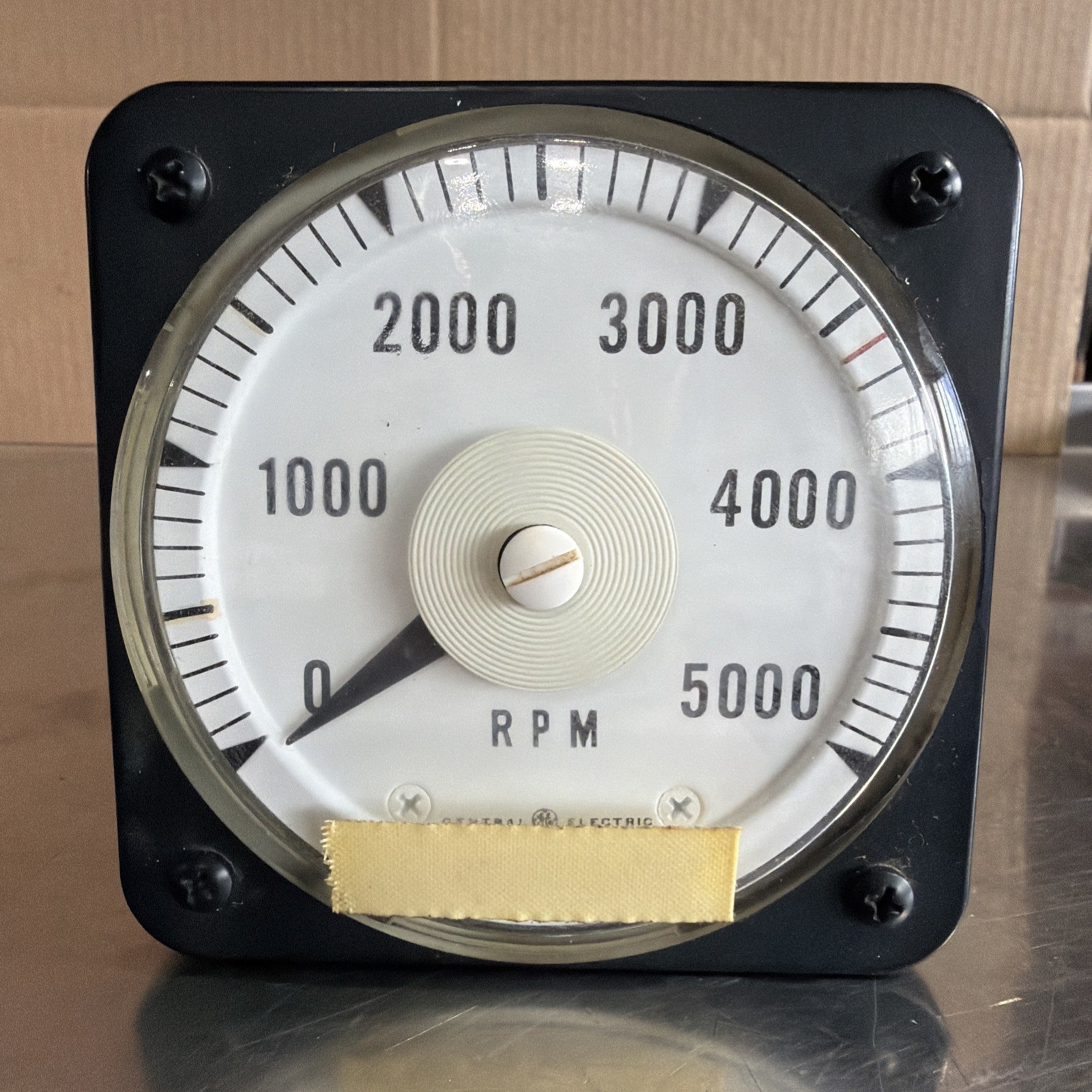 GENERAL ELECTRIC GE 50-103111FAUJ1LAK TACHOMETER 0-5000RPM