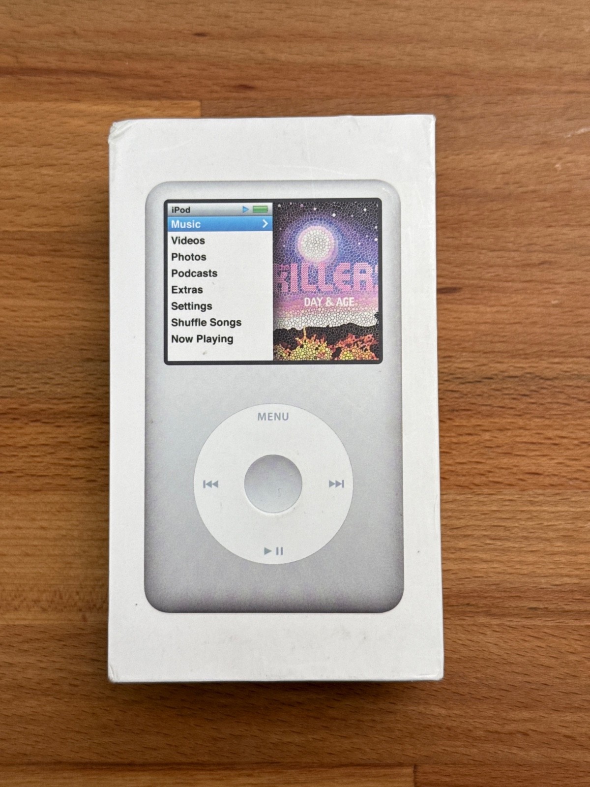 Apple iPod Classic 160GB Silver Original Box Only #014 - No iPod Included