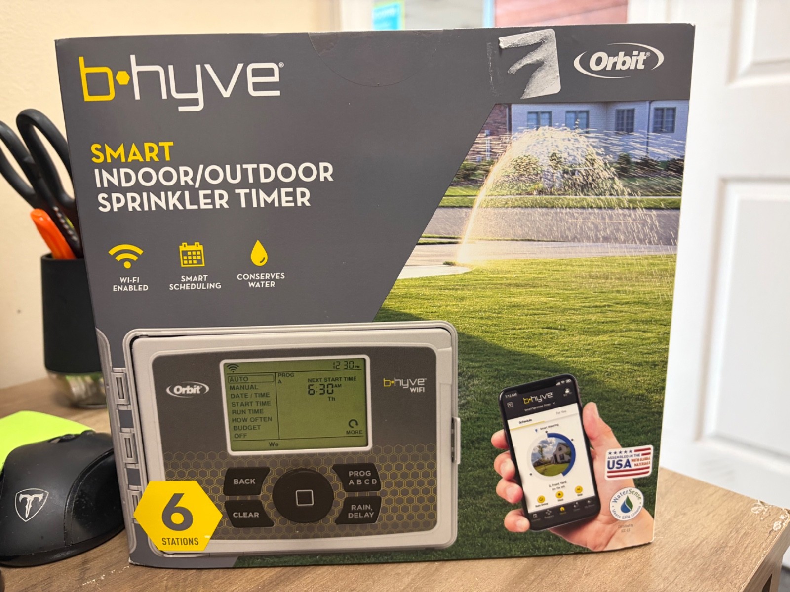 Orbit 57946 B-hyve Indoor/outdoor 6 Station WiFi Sprinkler System Controller