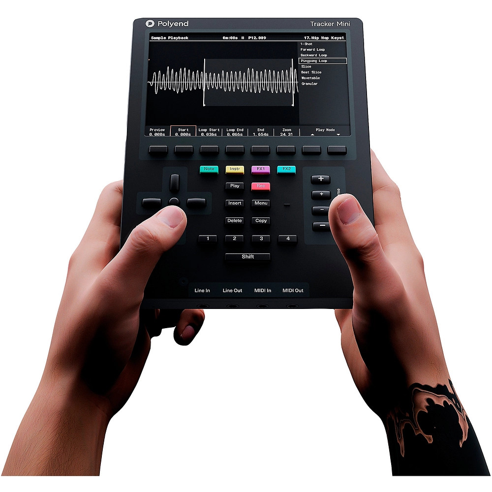 Polyend Tracker Mini Standalone Audio Workstation Black LN