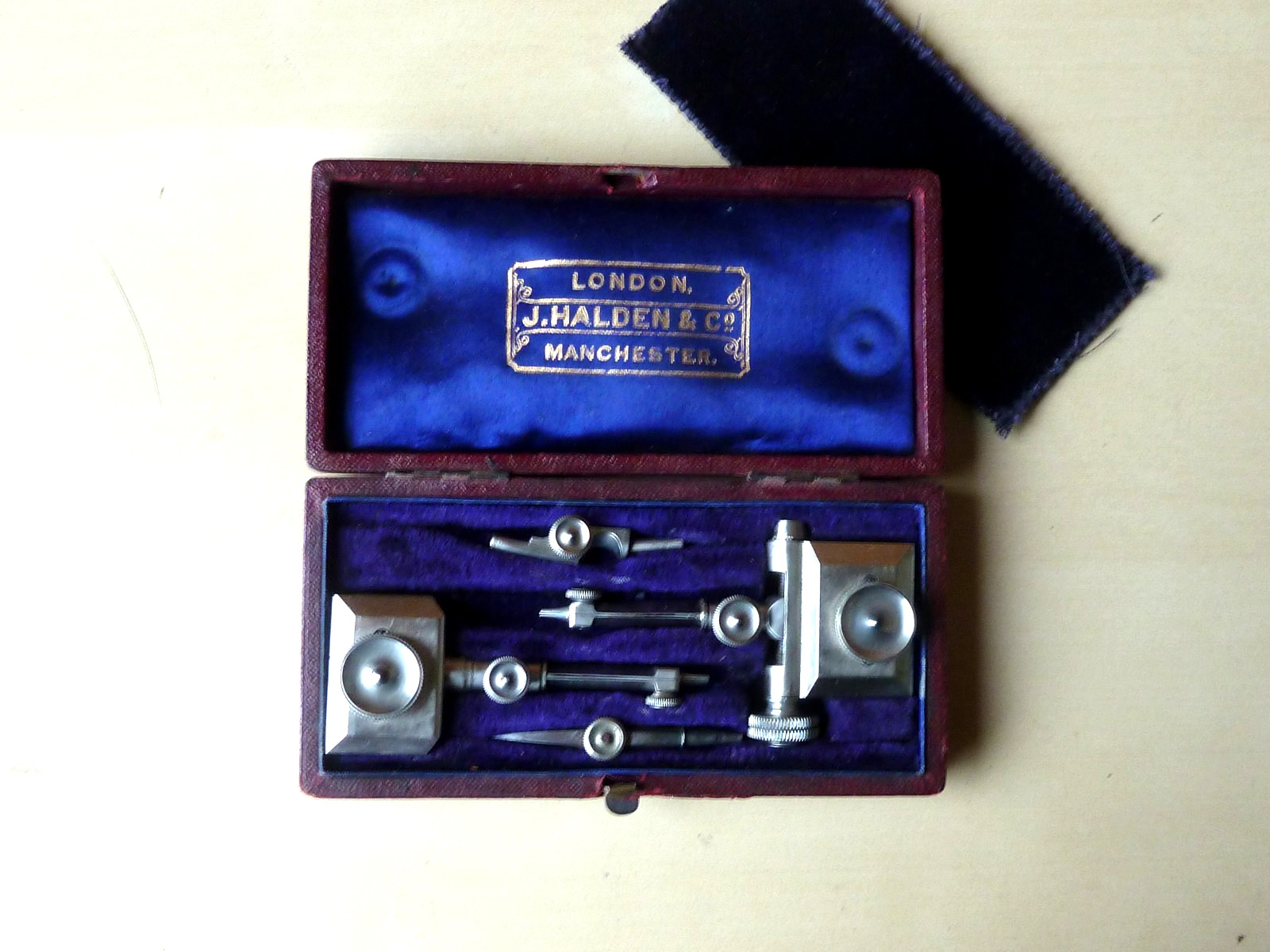 J. Halden Trammel Heads Set Beam Compass Dividers Technical Drawing