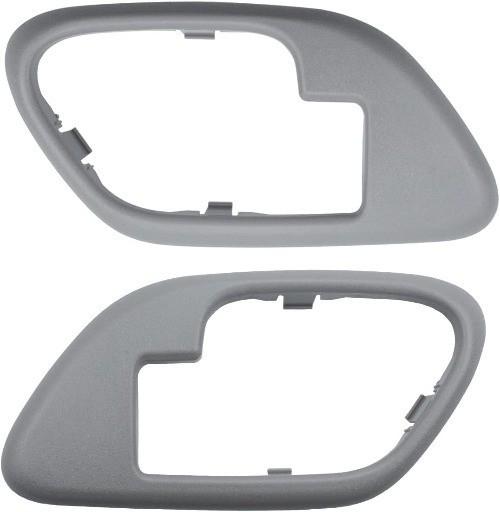 Interior Door Handle Trim Bezel Compatible with Silverado Suburban Color: Gray