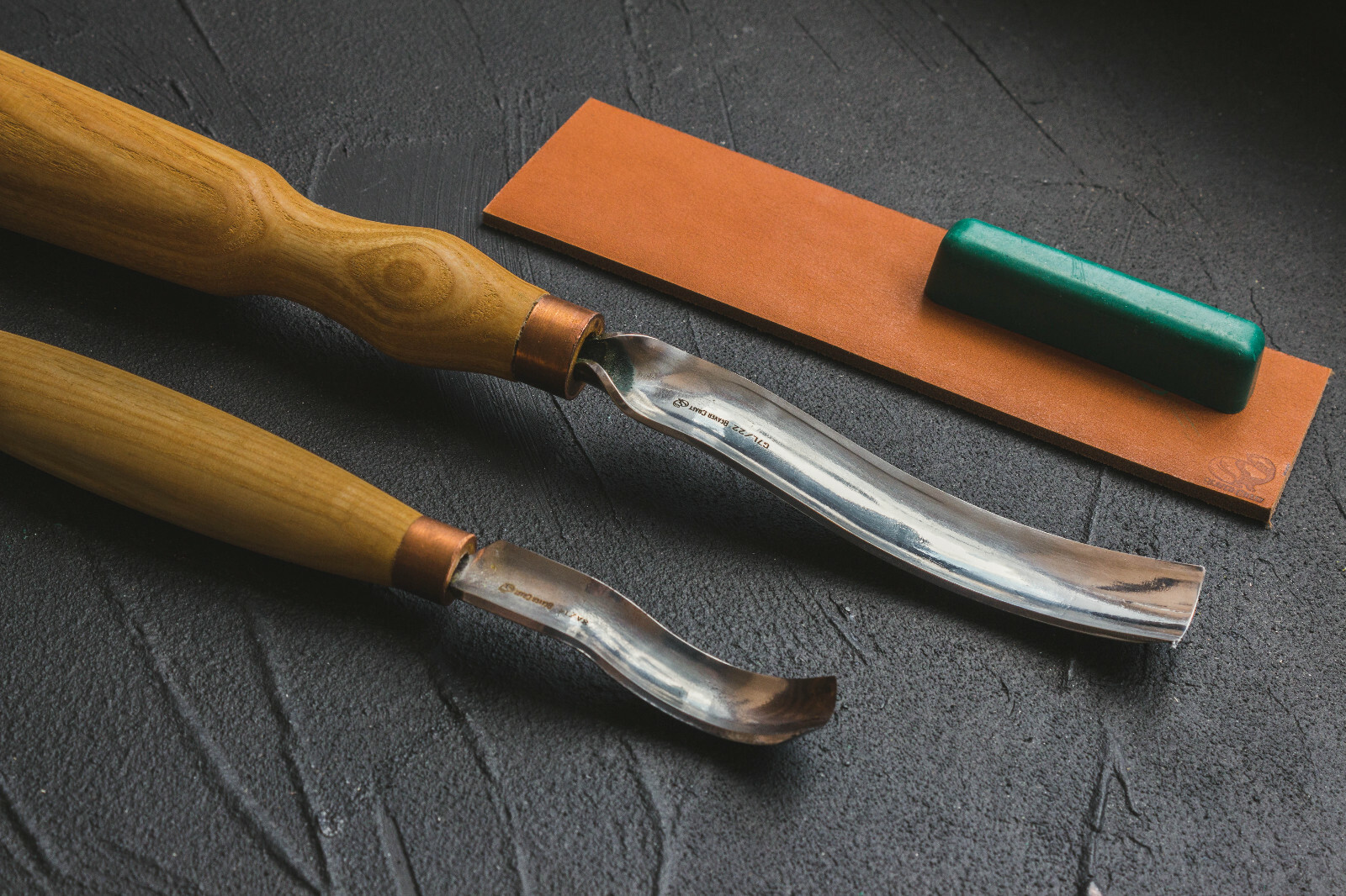 Set of Bent Gouges BeaverCraft