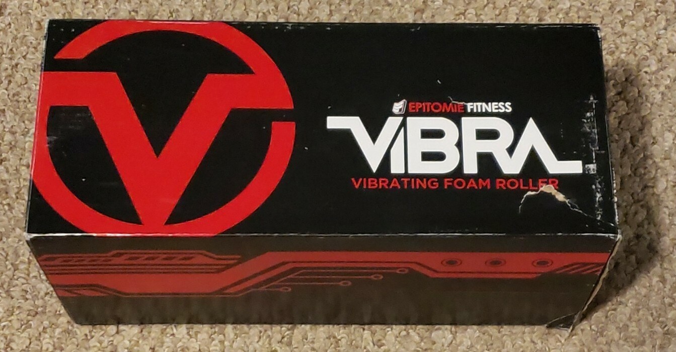 Epitomie Fitness VIBRA Vibrating Foam Roller/ Black/  5 Speeds Setting  Open Box