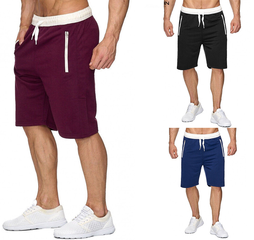 Men Casual Mesh Shorts Basketball Sports Active Gym Fitness Pants Workout Summer