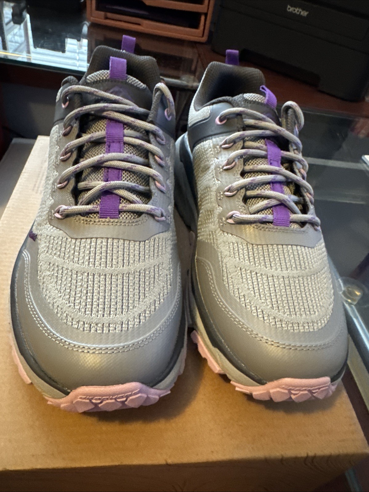 Skechers Women's D'Lux Journey Marigold Charcoal/Purple Shoes (180167/CCPR)