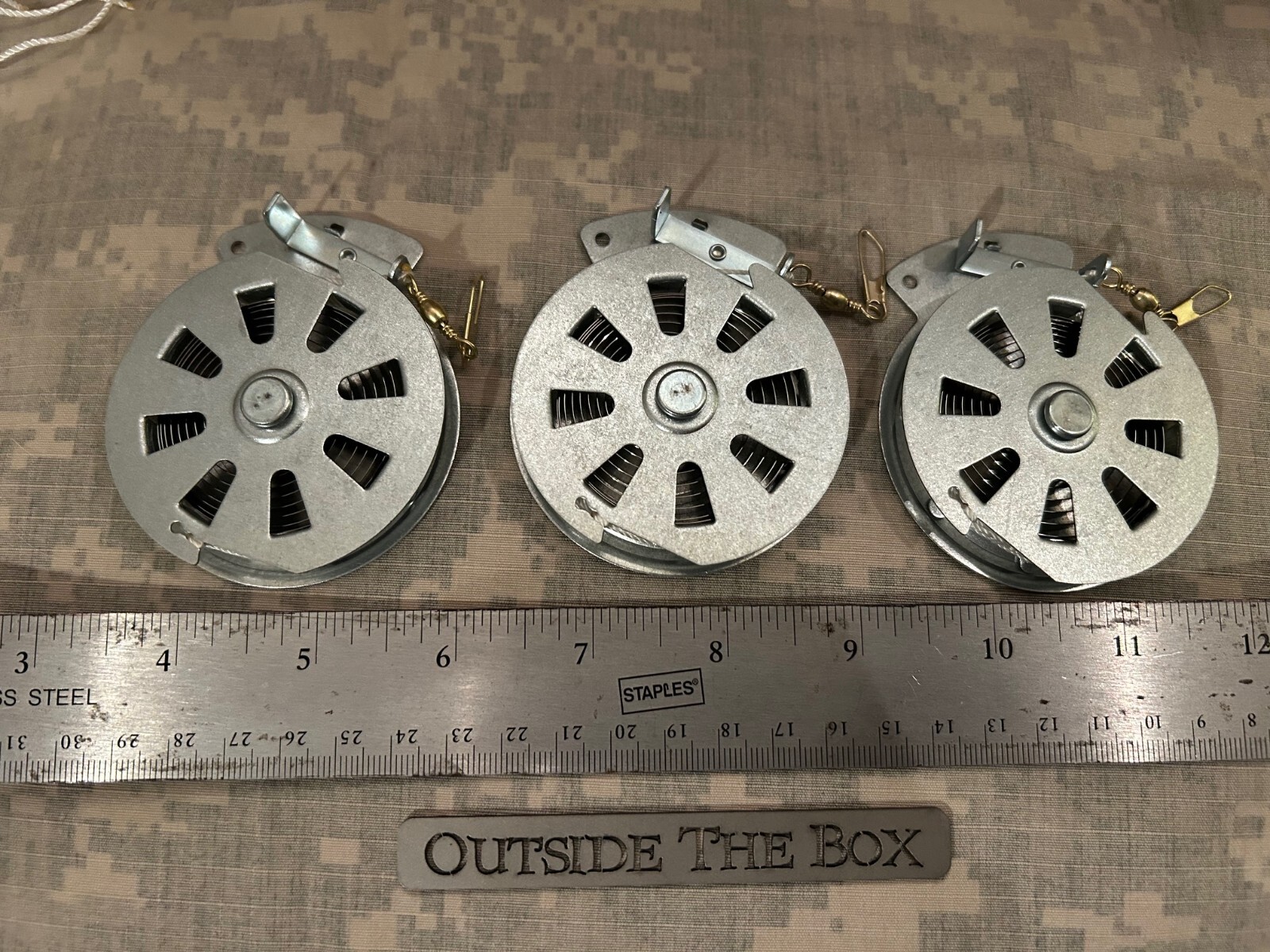 Emergency/Survival:  LOT of (3) Mechanical Fisher's "Yo Yo" Fishing Reels USA