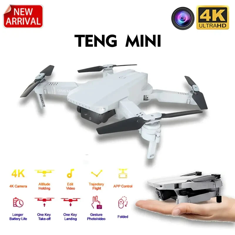 MINI KF-609 Drone 4K HD Camera and FPV Stable Height Fly Quadcopter Bundle