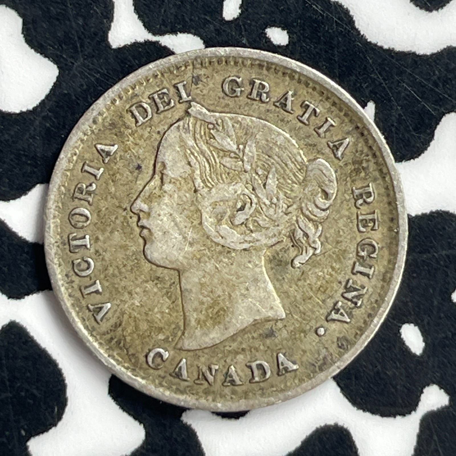 1891 Canada 5 Cents Lot#T7057 Silver! Nice!