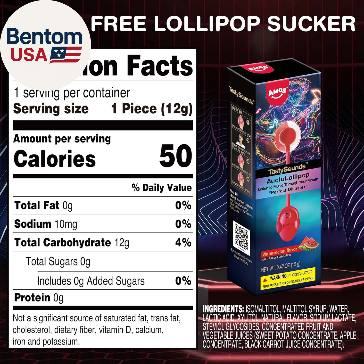 Music Lollipop Candy, Audio Singing Lollipop, Unique Valentine'S Gift, Individua