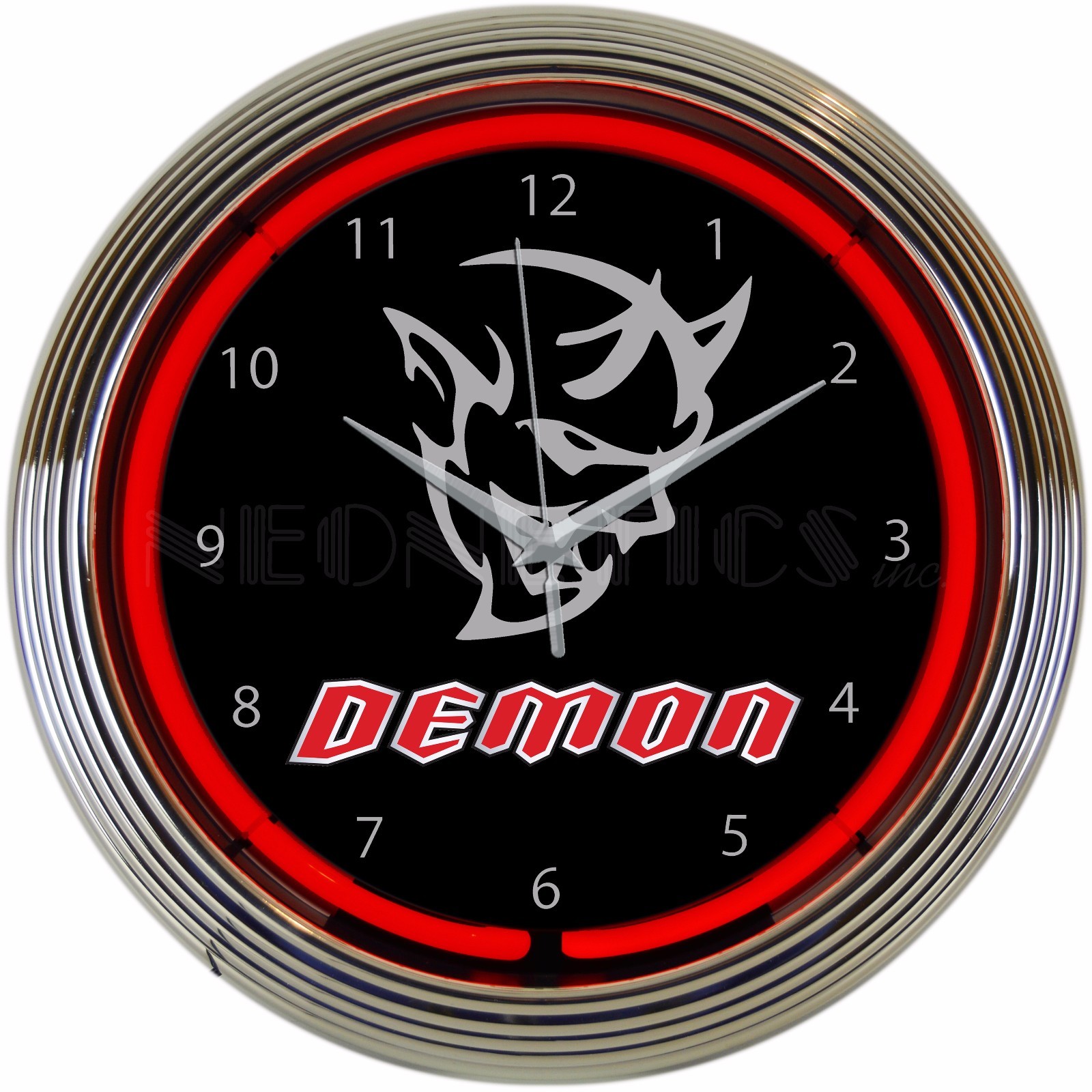 Dodge Demon Neon Clock 8DEMON Challenger SRT® w/ FREE Shipping