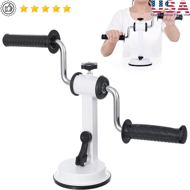 Adjustable Arm Exercise Bike Portable Rehab Equipment Elderly Physical Therapy