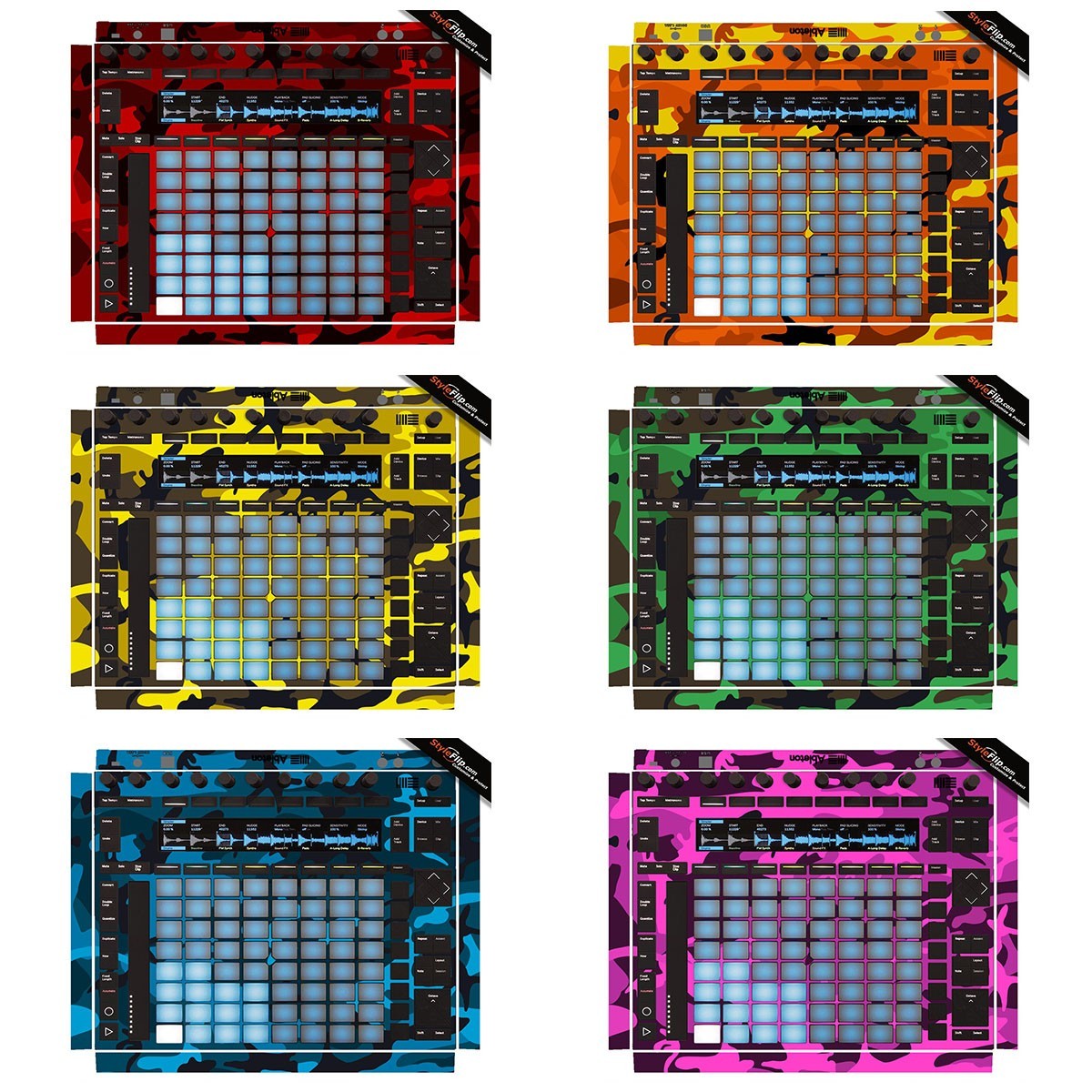 Ableton Push 2 Skin | 6 Camo Designs | Protective Decal | StyleFlip