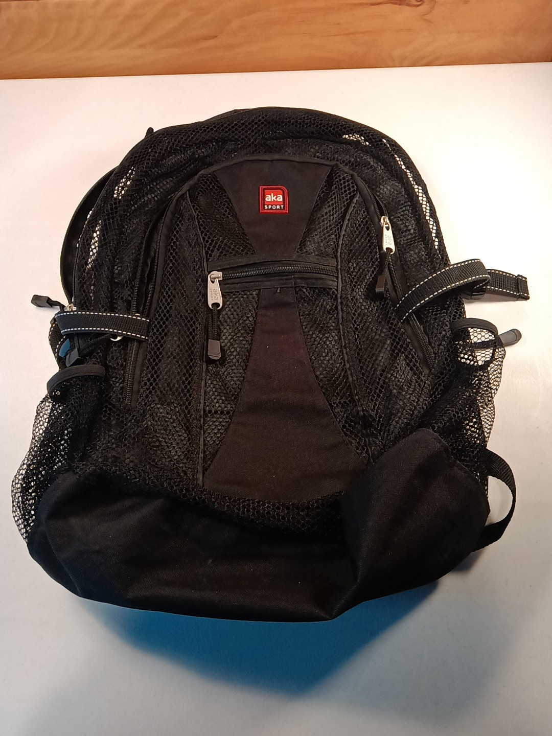 AKA Sport Black Backpack Computer Bag 20" x 13" x 7" Tons Of Storage Room