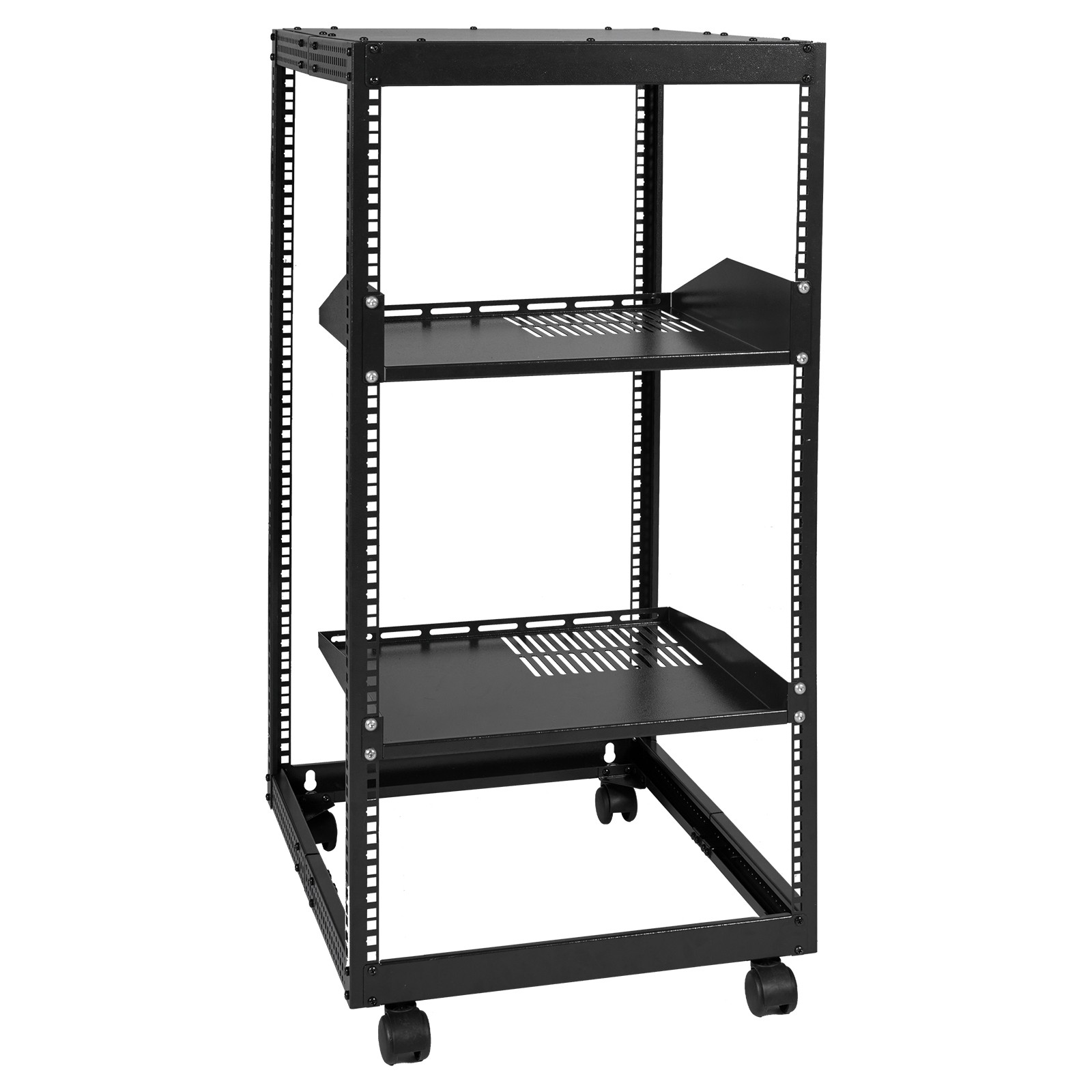 20U 4 Post Open Frame Server Rack Network Enclosure 23''-40'' Adjustable