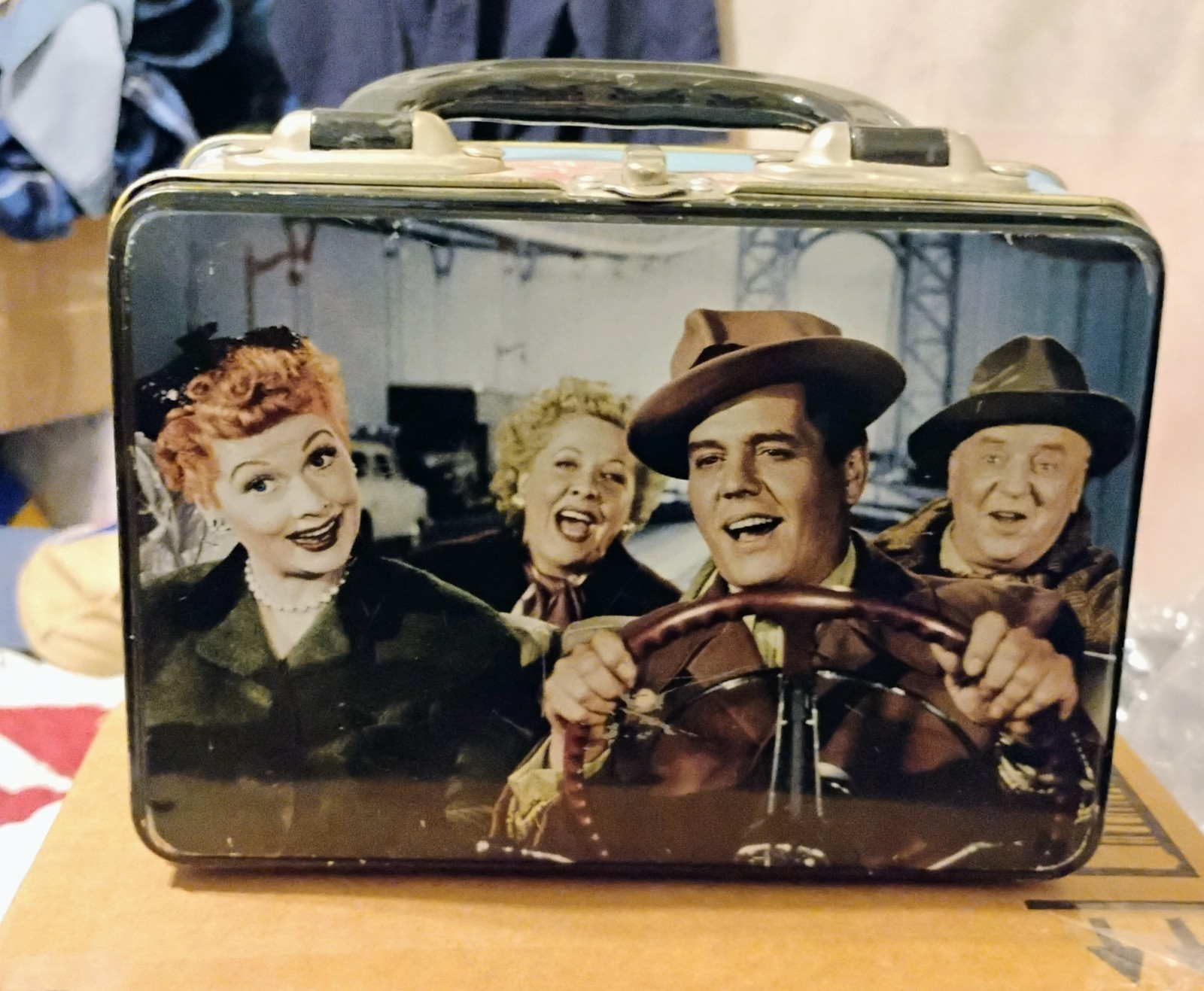I Love Lucy Collectible Metal Lunchbox TV Show Tin Classic Series Design