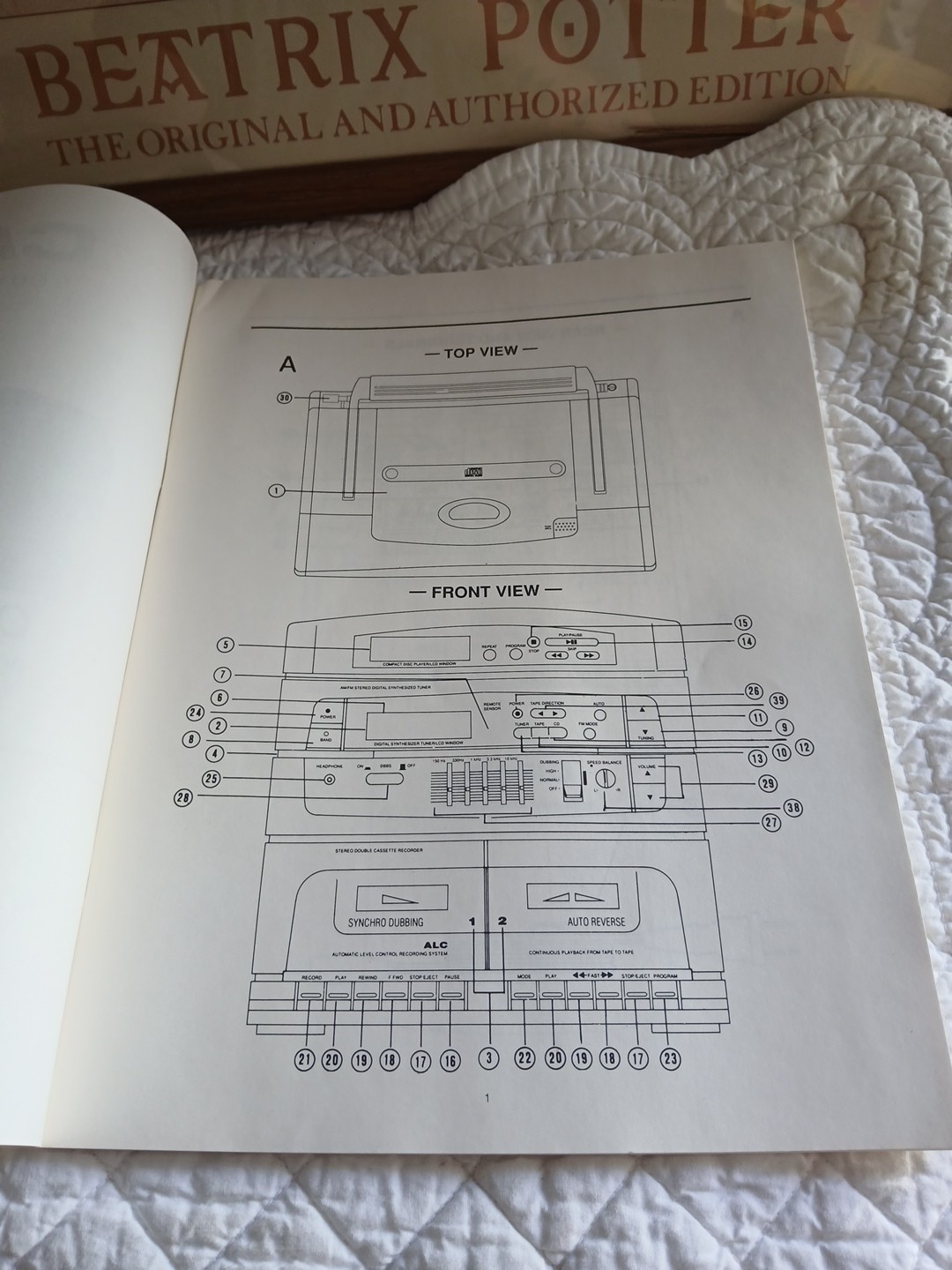 Casio Owner's Manual Portable Mini Component System # CD-960