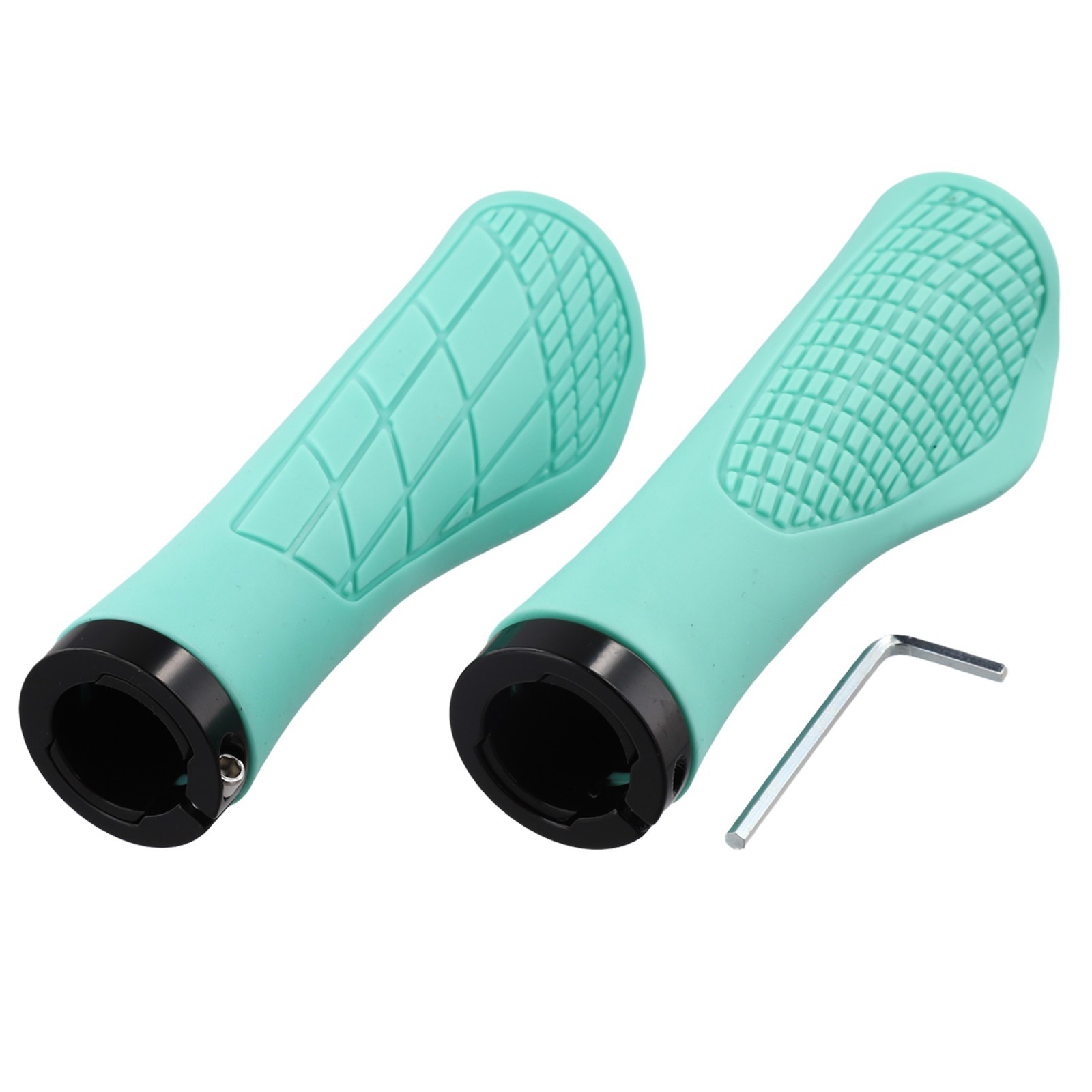 Rubber Bicycle Handlebar Grips Pair NonSlip for 22mm Diameter Handlebars