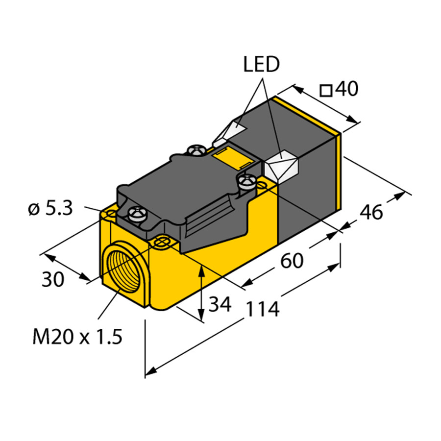 TURCK BI15-CP40-Y1X 10110 Inductive sensor #