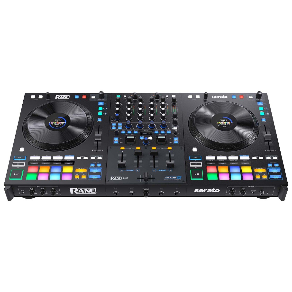 Rane FOUR Advanced 4 Channel Mixer Stems Serato DJ Pro Controller Rane 4