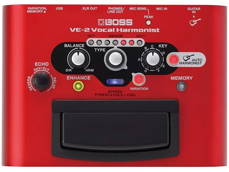Boss VE-2 Vocal Harmonist Effects Pedal Brand New with Box unopened from Japan
