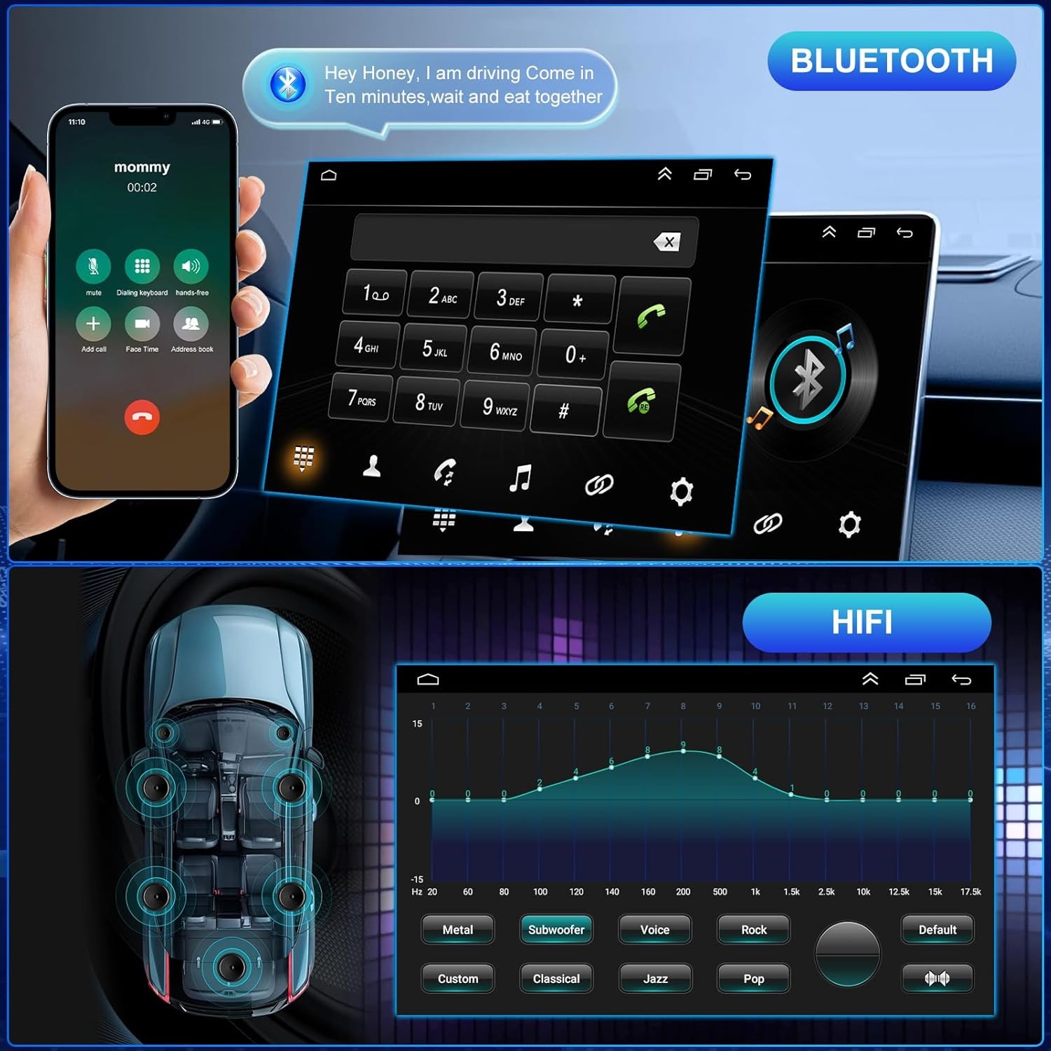10'' For 2002-2007 Jeep Liberty Car Stereo Radio Apple Carplay Android 15 GPS