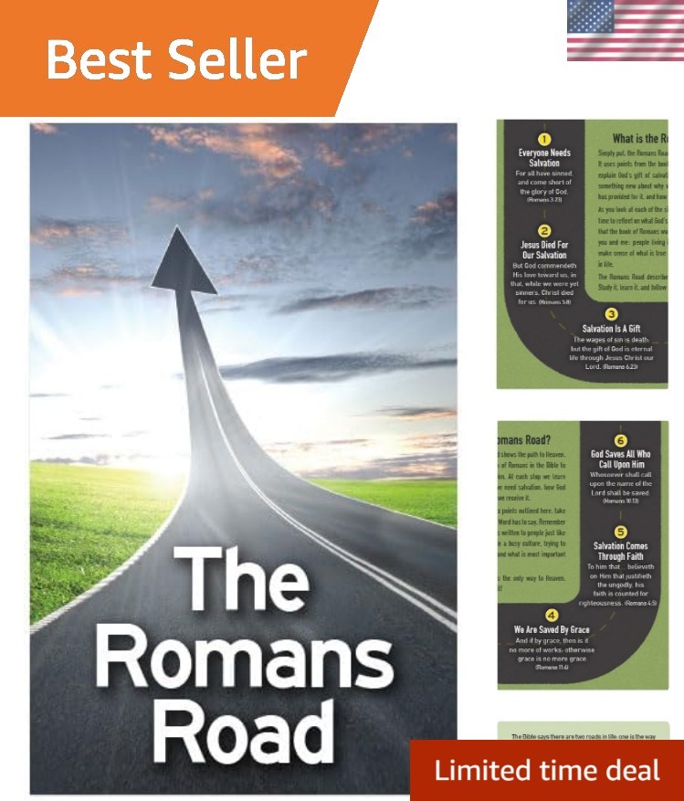 Engaging Christian Tracts: “The Romans Road” - 100 NKJV Pamphlets for Outreach