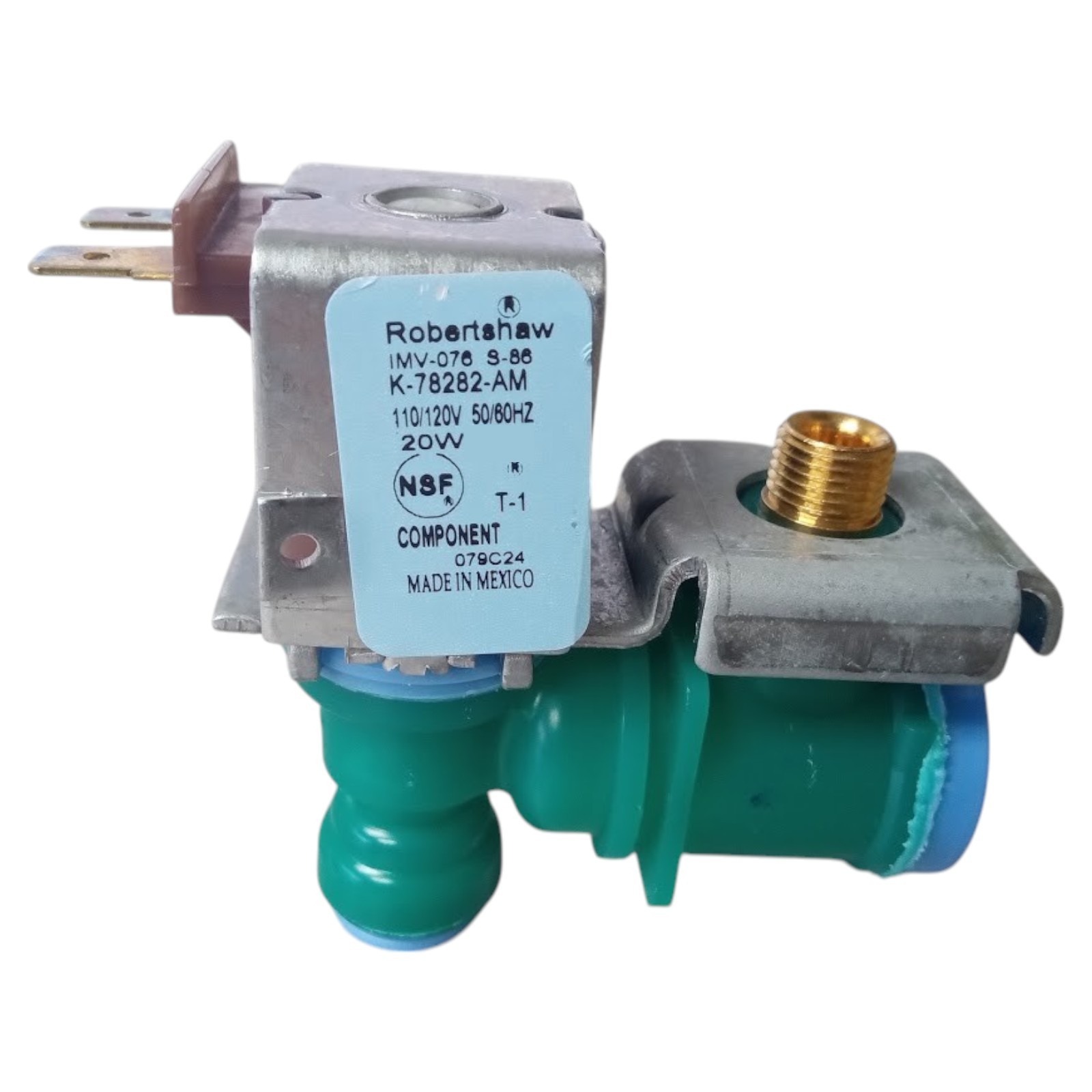 Robertshaw K-78282 for Whirlpool Refrigerator Water Valve W10394076 WPW10394076